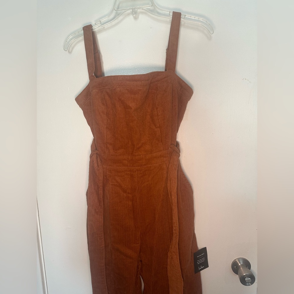 Lulu's Burnt Orange Jumpsuit - Picture 3 of 12